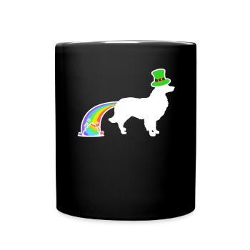 Chien de Saint-Patrick - Border Collie - Mug uni - noir - Devant
