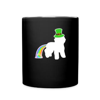 Chien de Saint-Patrick - bolognaise - Mug uni - noir - Devant