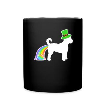 Chien de Saint-Patrick - Cavachon - Mug uni - noir - Devant