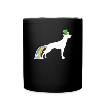 Chien de Saint-Patrick - Malinois - Mug uni - noir - Devant