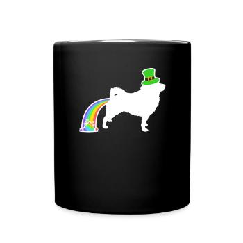 Chien de Saint-Patrick - Elkhound norvégien - Mug uni - noir - Devant