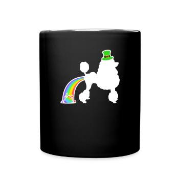 St. Patrick’s Dog - Caniche - Mug uni - noir - Devant