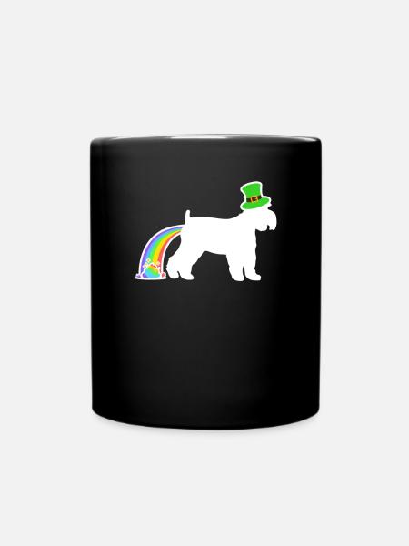 Chien de Saint-Patrick - Schnauzer - Mug uni - noir