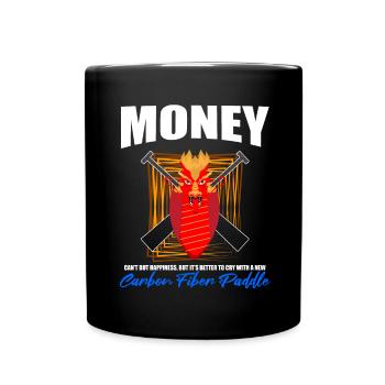 Dragon boating theme for dragon boat paddling - Full Colour Mug - black - Front