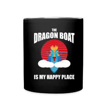 Dragon Boat Paddle pour le Festival de course de bateaux-dragons - Mug uni - noir - Devant
