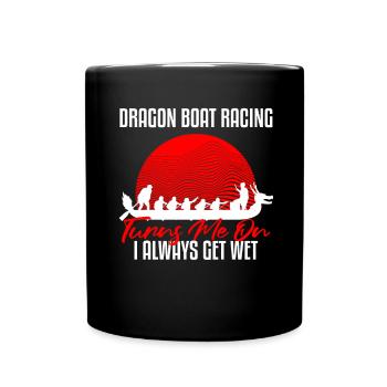 Chinese Boat Race for Dragon Boat Trainers - Full Colour Mug - black - Front