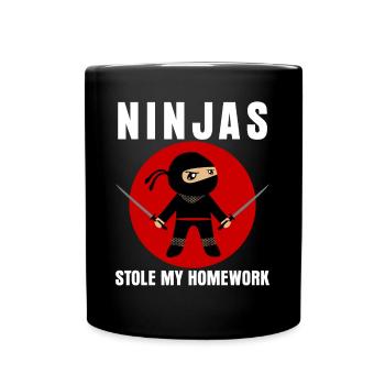 École de devoirs Ninja Ninjas - Mug uni - noir - Devant
