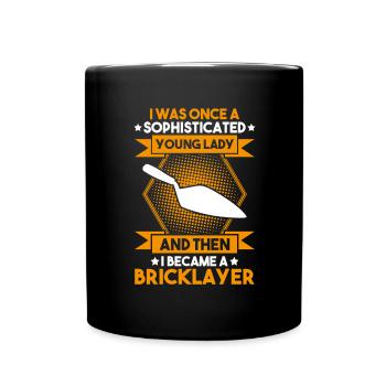 Master Masonry Masonry Bricklayer Mason - Full Colour Mug - black - Front