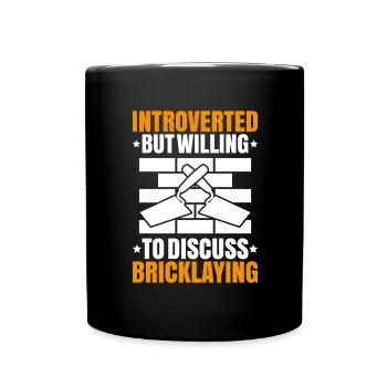 Master Masonry Masonry Bricklayer Mason - Full Colour Mug - black - Front