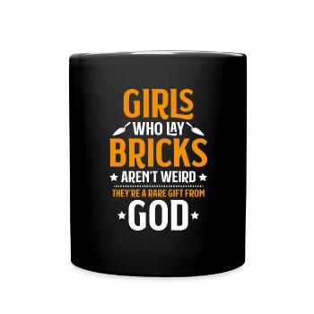 Master Masonry Masonry Bricklayer Mason - Full Colour Mug - black - Front