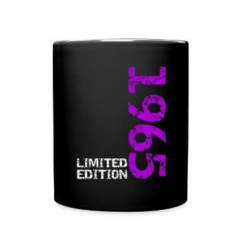 1965 édition limitée anniversaire cadeau femme mari - Mug uni - noir - Devant