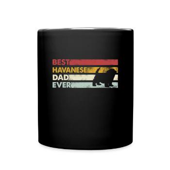 Bester Vater Aller Zeiten - Havaneser - Tasse einfarbig - Schwarz - Vorne