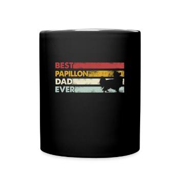Bester Vater Aller Zeiten - Papillon - Tasse einfarbig - Schwarz - Vorne