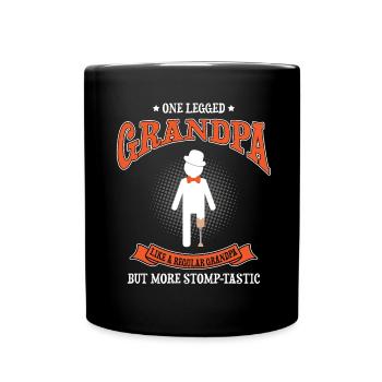 Conception de jambe bionique pour prothèses de jambe - Mug uni - noir - Devant
