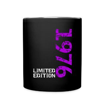 1976 Limited Edition Birthday Gift Wife Husband - Full Colour Mug - black - Front
