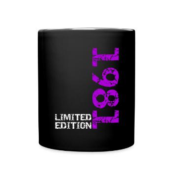 1981 Limited Edition Geburtstag Geschenk Frau Mann - Tasse einfarbig - Schwarz - Vorne