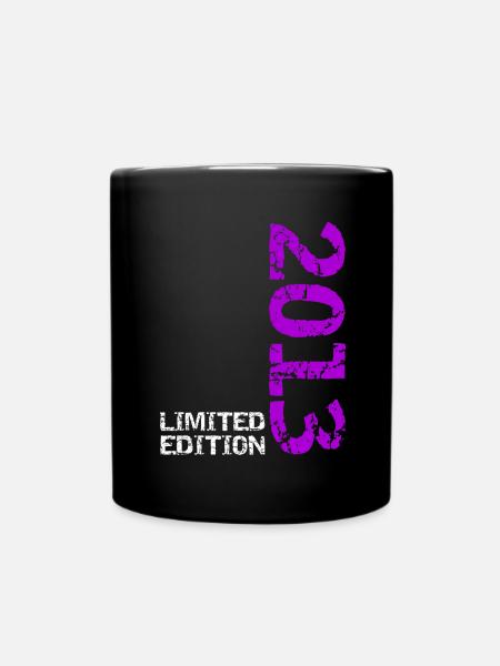 2013 Limited Edition Geburtstag Geschenk Frau Mann - Tasse einfarbig - Schwarz