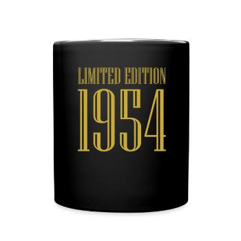 1954 édition limitée cadeau d’anniversaire femme mari - Mug uni - noir - Devant
