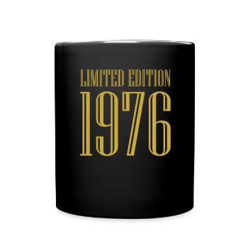 1976 Limited Edition Birthday Gift Wife Husband - Full Colour Mug - black - Front