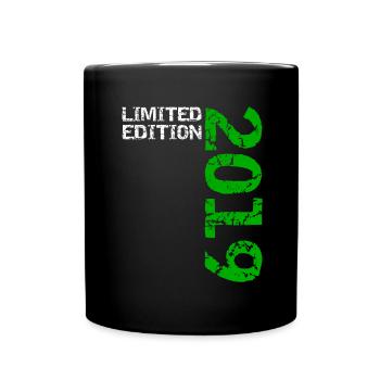 2019 Édition Limitée Anniversaire Cadeau Décoration - Mug uni - noir - Devant