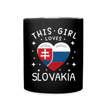 Slovaquie drapeau slovaque vintage drapeau slovaque - Mug uni - noir - Devant