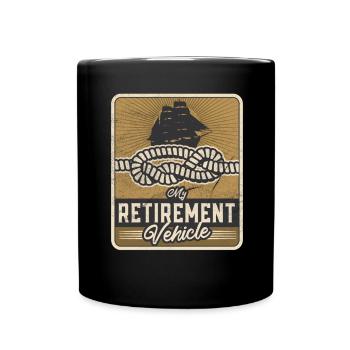 Régime de retraite pour les marins retraités - Mug uni - noir - Devant