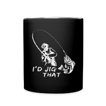 Je ferais bouger ça - Chasseur de doré jaune - Mug uni - noir - Devant