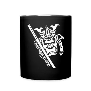 Ninja Sword Joke Samurai Sword Katana - Mug uni - noir - Devant