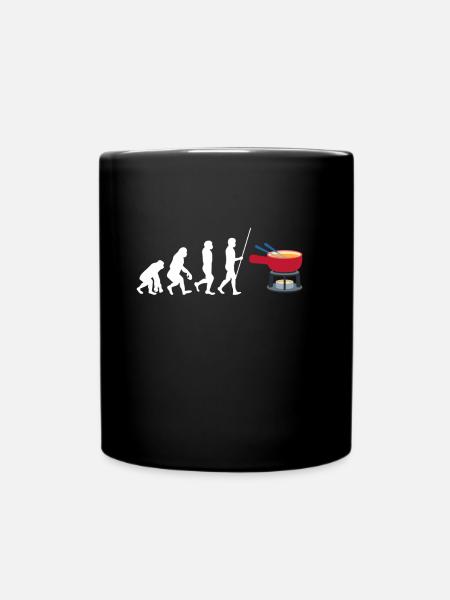 Fondue au fromage suisse - Mug uni - noir