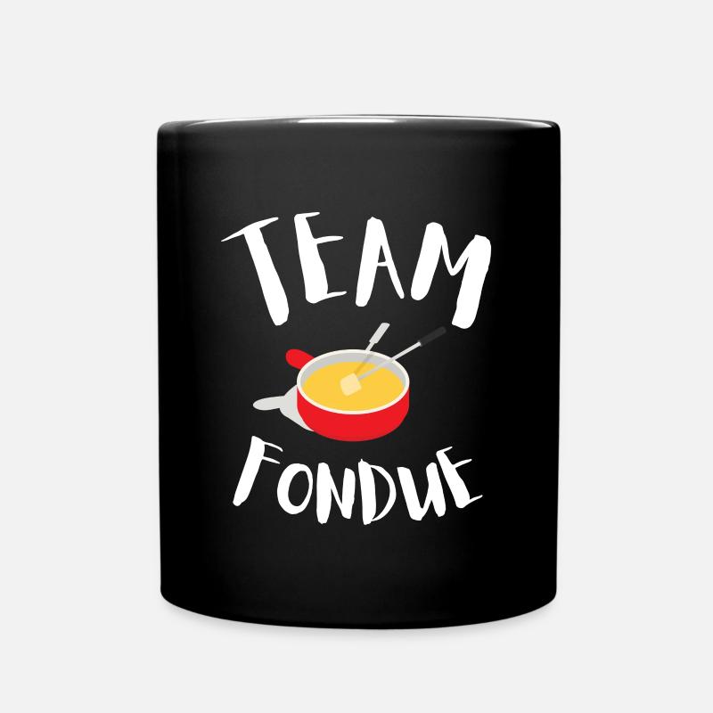 Fondue au fromage suisse - Mug uni - noir