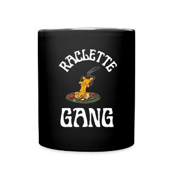 Swiss Cheese Fondue Raclette - Tasse einfarbig - Schwarz - Vorne