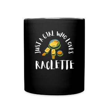 Swiss Cheese Fondue Raclette - Tasse einfarbig - Schwarz - Vorne