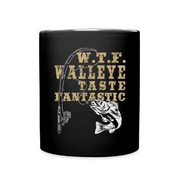 Zander tastes fantastic - Zander hunter - Full Colour Mug - black - Front