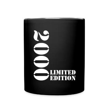 2000 Limited Edition Birthday Gift Wife Husband - Full Colour Mug - black - Front