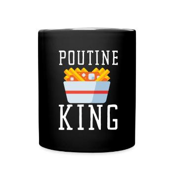 Cheese Curds Gravy Mix Canada Poutine - Mug uni - noir - Devant