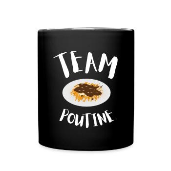 Cheese Curds Gravy Mix Canada Poutine - Mug uni - noir - Devant