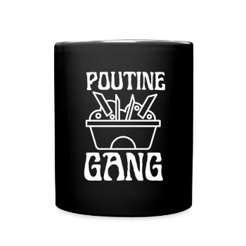 Cheese Curds Gravy Mix Canada Poutine - Mug uni - noir - Devant