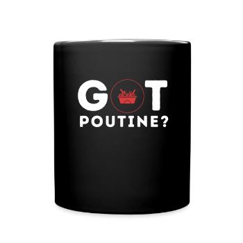 Cheese Curds Gravy Mix Canada Poutine - Mug uni - noir - Devant