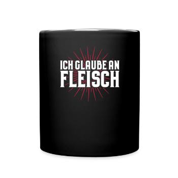 Carnivore Diät Carnivore Ernährung Carnivore Diet - Tasse einfarbig - Schwarz - Vorne