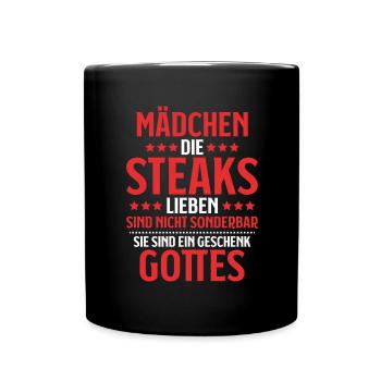 Carnivore Diät Carnivore Ernährung Carnivore Diet - Tasse einfarbig - Schwarz - Vorne