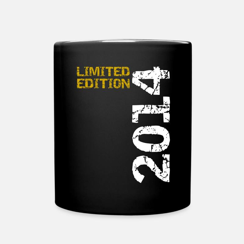 2014 Limited Edition Geburtstag Geschenk Deko - Tasse einfarbig - Schwarz