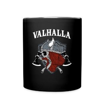 Valhalla I Guerrier Viking - Mug uni - noir - Devant