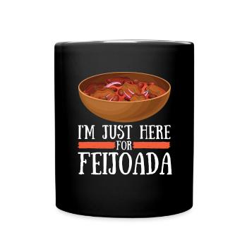 Brazil Brazilian Pork Bean Stew Feijoada - Full Colour Mug - black - Front