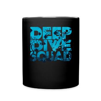 Plongée profonde Freedive DeepDive - Mug uni - noir - Devant