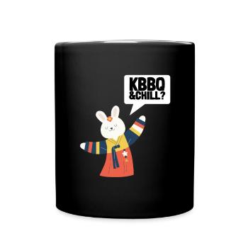 KBBQ Korean BBQ Kimchi Ramen - Full Colour Mug - black - Front