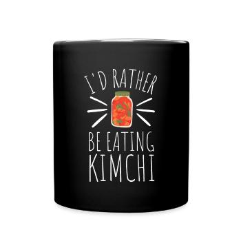 KBBQ Korean BBQ Kimchi Ramen - Full Colour Mug - black - Front