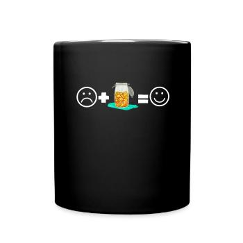 KBBQ Korean BBQ Kimchi Ramen - Full Colour Mug - black - Front