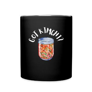 KBBQ Korean BBQ Kimchi Ramen - Full Colour Mug - black - Front