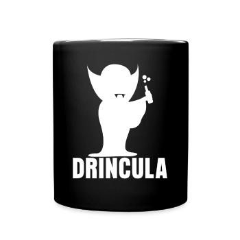 Boire de la bière Vampire Alcool Schnaps - Mug uni - noir - Devant