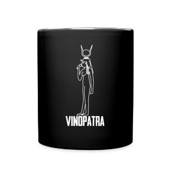 Wine Party Alcool Verre à vin Boire - Mug uni - noir - Devant